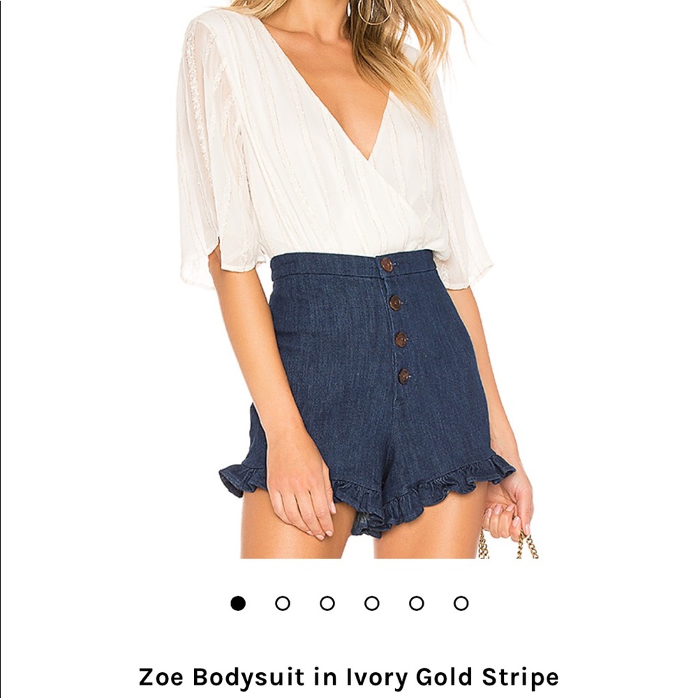 NWT L’Academie Bodysuit Blouse from Revolve